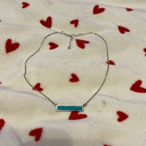 Teal necklace